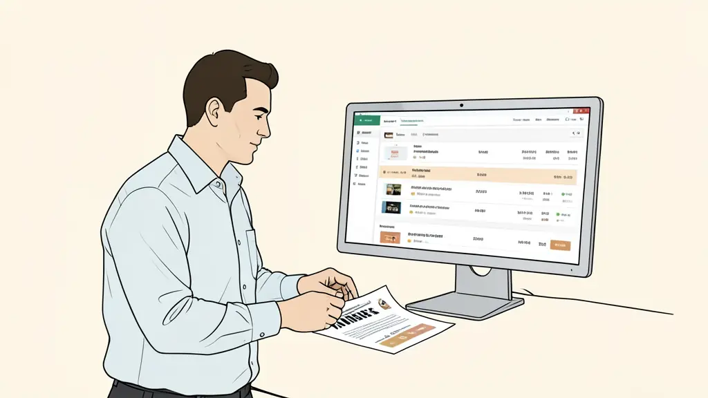 Trader reviewing an identity verification form beside a payout dashboard, with closed positions and account records visible on a second monitor
